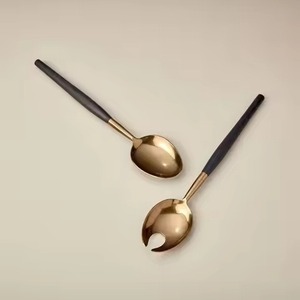 Luxury <b>Buffet</b> Service Salad <b>Server</b> Set Stainless Steel Food Serving Accessories - Product Image 5
