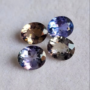 Tanzanita Natural de Calidad AAA+ con Color Bio, Corte Facetado de 5x4 a 7x9 mm, Gema Suelta para Joyería - Product Image 1