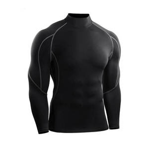 Camiseta de Compresión Transpirable para Hombre, Ligera y de Secado Rápido, para Correr, Trotar, Gimnasio y Actividades al Aire Libre en Verano - Product Image 3