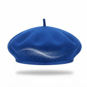 Soft Wool <b>Beret</b> Hat French Inspired Winter Fashion Headwear For Women And Men Premium Felt Comfortable Casual Styling - Product Image 1