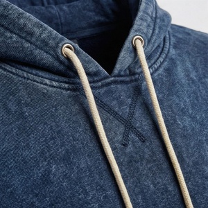 Ensembles de jogging deux pièces vintage en coton avec logo personnalisé, survêtement délavé à l'acide, streetwear, vêtements de sport et de fitness haut de gamme - Product Image 4