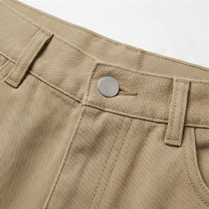 กางเกงยีนส์ขาสั้นผู้ชายสไตล์วินเทจ Y2K พรีเมียม ตกแต่งโลโก้ตามสั่ง ทรงหลวม ใส่สบาย เหมาะกับหน้าร้อน - Product Image 4