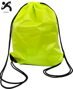 Sacs à dos à cordon personnalisables pour hommes et femmes, sacs de sport et de gym en polyester, personnalisables en gros avec votre marque - Product Image 5