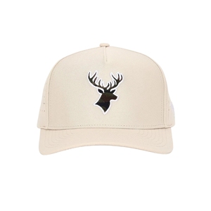 หมวกกอล์ฟ OEM ระบายอากาศได้ดีเยี่ยม 5 แผง ตัดด้วยเลเซอร์ ป้องกันน้ำ ผ้าแคนวาส ปักโลโก้ 2 มิติ แบบกำหนดเอง ผลิตจำนวนมากจากโรงงาน - Product Image 1