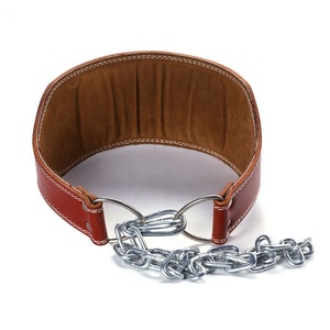 Ceinture de soutien dorsal réglable et robuste pour haltérophilie professionnelle, en cuir véritable écologique, personnalisable - Product Image 6