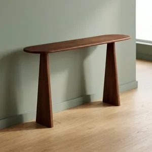 Mesa Consola de Madera para Entrada, Sala de Estar, Pasillo, Mesa Auxiliar de Sofá, Mueble de Almacenamiento para Decoración del Hogar - Product Image 6