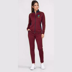 <b>Women</b> Zipper Tracksuit High Quality XL Size Breathable Fleece Tracksuit Set Embroidered Logo Printed Hoodie <b>Sweatpants</b> for - Product Image 1