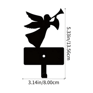 CIFbuy Modern Farmhouse Angel Trumpet Design <b>Wall</b> Mounted <b>Hooks</b> Heavy Duty Entryway Organizer TikTok <b>for</b> Temu Pick Service - Product Image 3