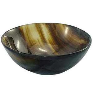 Bol en corne de buffle sculpté à la main pour ustensiles de cuisine traditionnels et ethniques, finition naturelle, pour une vie bio et durable - Product Image 4