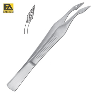 Pinces Carmalt courbées en acier inoxydable, instrument chirurgical pour la chirurgie générale, certifiées CE Classe I, manuelles - Product Image 1