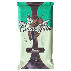 Chocolat noir composé de qualité professionnelle OEM/ODM HALAL, bloc de cacao 1KG, pour boulangerie, vente directe du fabricant - Product Image 1
