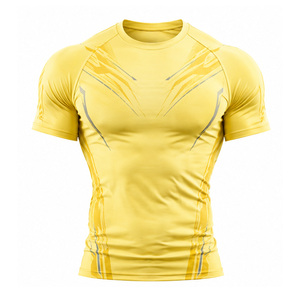 <b>Mens</b> Compression T Shirt for Workout Athletic Running Fitness Gym Sports Training Breathable Stretch Performance <b>Base</b> <b>Layer</b> Wear - Product Image 1