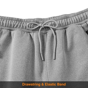 Ensemble de survêtement unisexe pour homme, respirant, en molleton, 2 pièces, polyester/coton, grande taille, logo personnalisé, jogging - Product Image 6