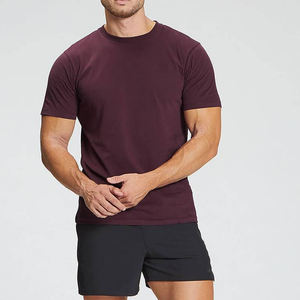 เสื้อยืดคอกลมแขนสั้นผ้าฝ้าย 100% ระบายอากาศได้ดี แห้งเร็ว สำหรับผู้ชาย - Product Image 5
