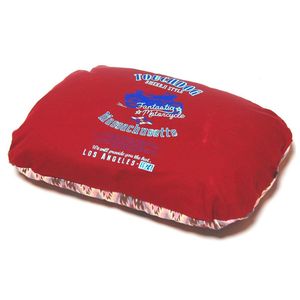 Vintage 70s Tribal Diamond Patterned Ultra Plush <b>Dog</b> <b>Bed</b> Rectangular Rounded Pet <b>Bed</b> - Product Image 2