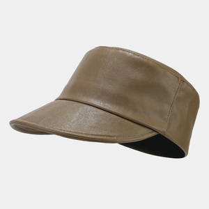 Mens Genuine Leather <b>Cap</b> Adjustable Strap Soft Comfortable <b>Baseball</b> Style Hat Breathable Daily Wear Outdoor Fashion Custom Logo - Product Image 3