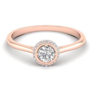 Anillos de compromiso REYES con moissanita de corte redondo de 1.1 quilates en plata de ley 925, anillo de promesa de boda para mujer, joyería fina - Product Image 5