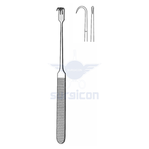 Pinzas Microquirúrgicas Jacobson de 17 cm (6-3/4 Pulgadas), 6 x 1 mm, Afiladas, Instrumento Quirúrgico de Precisión, Acero Inoxidable, Oftálmicas - Product Image 1