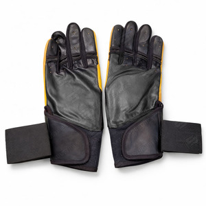Gants de frappeur en cuir OEM personnalisés avec paume à adhérence douce et support élastique pour le poignet, pour joueurs de baseball professionnels - Product Image 4