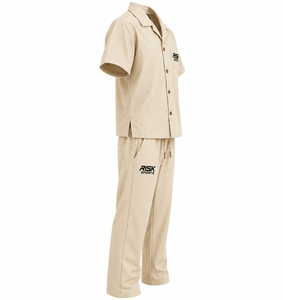 Conjunto Deportivo de 2 Piezas para Hombre Risk Sports, Transpirable y Ligero, Camiseta de Manga Corta y Pantalones con Cordón Ajustable, con Logotipo Frontal - Product Image 3