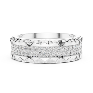Anillo de Diamante Moissanita de Plata de Ley 925 al por Mayor de Fábrica, Joyería Personalizada para Compromiso y Boda, Fabricante y Proveedor OEM - Product Image 1