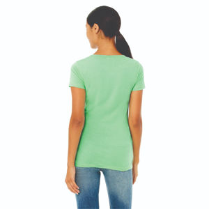 T-shirt unisexe en jersey doux polyester/coton 180 g/m² respirant, décontracté, coupe ajustée, manches courtes, couleur unie, écologique pour femme - Product Image 3