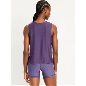 Camiseta sin Mangas para Mujer, Alta Demanda, 100% Algodón, Ecológica, Transpirable, de Secado Rápido, Deportiva, para Uso Diario en Verano - Product Image 3