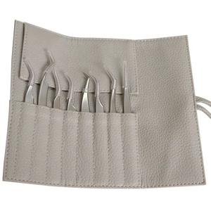 Juego de Pinzas para Pestañas de Acero Inoxidable de Alta Precisión, 8 Piezas, 45 °   75 °   90 °   Herramientas de Extensión de Pestañas de Marca Privada Personalizadas - Product Image 1