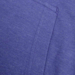 Sweat-shirt à capuche bleu pour homme, coupe classique, couleur unie, en molleton bouclette, décontracté, manches longues, tricoté, pour l'automne - Product Image 4