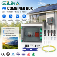 Boîtier de Combinaison Solaire Extérieur Étanche IP65 1 Entrée 1 Sortie 500V Anti-Surtension pour Équipement de Distribution d'Énergie