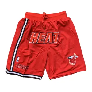 Pantalones cortos de baloncesto de poliéster con estampado personalizado para hombre