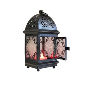 Made of Metal Iron Black Finished Indoor Decorative <b>Lanterns</b> Wholesale Living Room Decorative Candle <b>Lantern</b> <b>for</b> Top <b>Sale</b> - Product Image 1