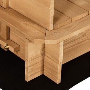 ครอบคลุมเด็ก Sandbox ของเล่นกลางแจ้งสำหรับการเล่นและจินตนาการ! - Product Image 2