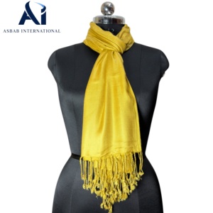 Écharpe longue en viscose pashmina en gros, hijab durable, léger, séchage rapide, respirant, cadeau tendance toutes saisons, fabricant - Product Image 1