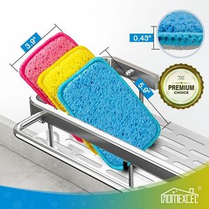 Lot de 12 chiffons de nettoyage double face, éponges et tampons à récurer polyvalents pour la cuisine, pour la vaisselle, les casseroles et les poêles antiadhésives - Product Image 3