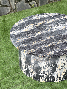 Table basse en béton en forme de cloche, contemporaine, durable, écologique, décorative, garantie 24 mois, salon moderne, maison - Product Image 3