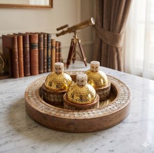 Storage <b>Trays</b> Best Selling Wood Inlay Cake Stand with Acrylic Cover Single Tier Dessert Stand Cake Platter - Product Image 1