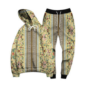 Hot Selling Women Sublimation Printed <b>Tracksuit</b> New Style Casual Sports Winter 100% Cotton Windproof Breathable Eco-friendly - Product Image 4
