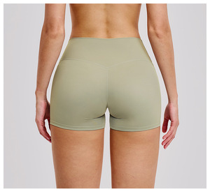 Shorts Deportivos Ajustados para Mujer, Cintura Alta, Compresión, para Correr, Yoga, con Logotipo Personalizado, Alta Elasticidad - Product Image 4