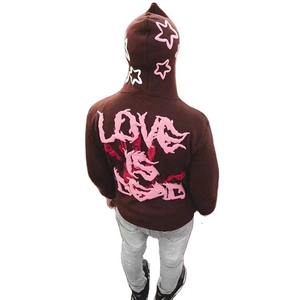 Sublimation personnalisée imprimée de haute qualité hommes sweats à capuche fermeture éclair complète manches longues coton polaire respirant à capuche toutes tailles - Product Image 5