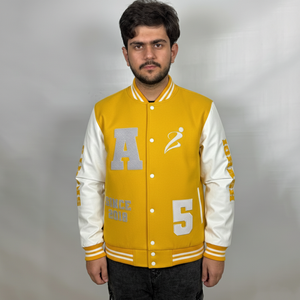 Chaqueta Varsity Personalizada de Talla Grande para Deportes de Equipo con Bordado de Alta Calidad para Hombre - Product Image 1