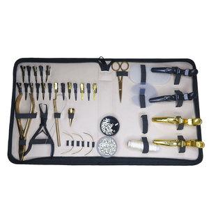 Complete Customize Hair <b>Extension</b> Tools Kit Set Micro Link Silicon <b>Beads</b> Pliers Clips Scissors Loop Human Hair <b>Extension</b> Removal - Product Image 3