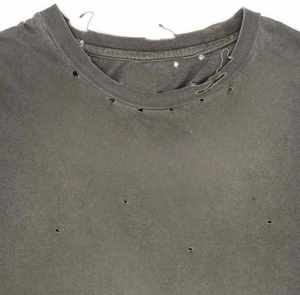 Camisetas Personalizadas de Alta Calidad, 250 g/m², Estilo Desgastado, Tallas Grandes, Ropa Deportiva, Cuello Redondo, Color Sólido, para Hombre - Product Image 4