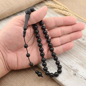 Perles de prière artisanales uniques en corne de buffle naturelle pour la méditation, la pratique spirituelle et la dévotion religieuse - Product Image 3