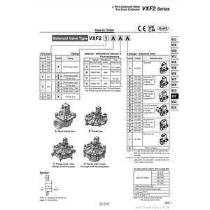 Électrovanne pneumatique SMC VXF21AAB - Product Image 1