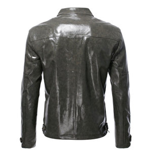 New Arrival Cheap Price High Quality Genuine <b>Leather</b> Hooded <b>Jacket</b> Custom <b>Men</b> Fashion Breathable Vintage Style Pakistan Made - Product Image 4