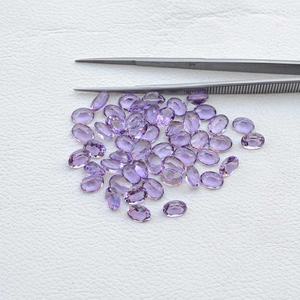 Piedras preciosas de forma ovalada facetadas de amatista de Brasil Natural de moda, piedras preciosas sueltas semipreciosas de alta calidad DIY para la fabricación de joyas - Product Image 3
