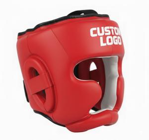 Protector Facial Completo para Boxeo Profesional, Protector de Cabeza de Cuero Genuino para MMA y Muay Thai, Logotipo Personalizado - Product Image 3