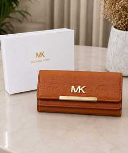 Luxury Designer Pattern Leather Long Wallet Women Stylish Elegant Premium Quality Wallet Clutch Handbag <b>Purse</b> Card Holder - Product Image 4
