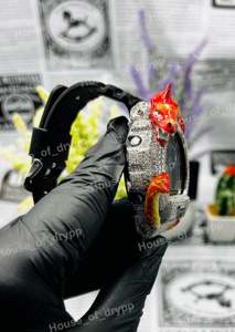 Red Dragon Iced Out Digital Watch Moissanite Diamond Look Hip Hop Bling Luxury Statement Wristwatch Unisex Fashion - Product Image 2